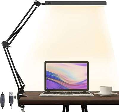 Lampe de bureau led nikomi avec pince 3 ampoules 10 modes. Ne dépensez pas plus que nécessaire - choisissez DIAYTAR COTE D'IVOIRE  pour vos achats en ligne. Parcourez notre vaste sélection d'articles discount, allant des produits pour la maison à l'électroménager, en passant par l'informatique, la mode et les gadgets, et profitez de remises exceptionnelles. Avec des prix aussi attractifs, vous pourrez économiser tout en vous offrant des produits de qualité.