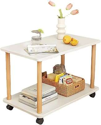 Table d'appoint à 2 niveaux table de canapé support de bureau de chevet en bois. Bienvenue chez DIAYTAR COTE D'IVOIRE, votre destination en ligne de confiance pour des produits discount variés allant des indispensables de la maison aux appareils électroménagers dernier cri, en passant par l'informatique, la mode et les gadgets tendance. Explorez notre vaste sélection d'articles à prix réduits et faites des économies sans sacrifier la qualité.
