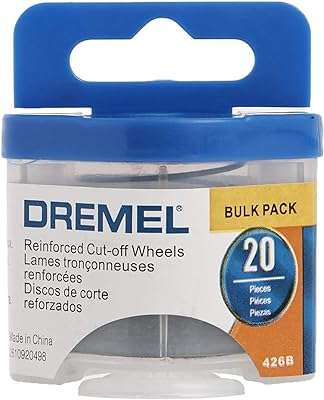 Dremel 426b meules de coupe renforcées en fibre de verre diamètre de roue. À la recherche de bonnes affaires ? DIAYTAR COTE D'IVOIRE  est là pour vous ! Explorez notre boutique en ligne regorgeant d'articles à prix cassés, couvrant tous les domaines, de la maison à l'électroménager, en passant par l'informatique, la mode et les gadgets. Achetez malin, économisez gros et découvrez une toute nouvelle façon de faire des emplettes en ligne.