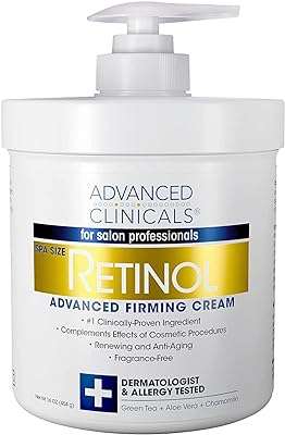 Crème au rétinol format spa d'advanced clinicals formule de salon hydratante pénétrante pour éliminer. DIAYTAR COTE D'IVOIRE  - Votre source infaillible pour des achats discount en ligne. Explorez notre catalogue en constante évolution et découvrez des produits variés pour la maison, des appareils électroménagers essentiels, des gadgets sophistiqués et bien plus encore. Profitez de nos offres attractives et renouvelez votre intérieur, votre look et votre vie sans vous ruiner !