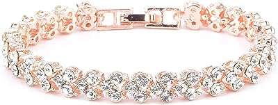Bracelets pour femmes bracelet de tennis en zircone cubique vintage bling. DIAYTAR COTE D'IVOIRE  - la source ultime de produits discount pour toutes vos envies. Parcourez notre gamme variée, allant de l'informatique à la mode et choisissez parmi une multitude de produits de qualité à des prix qui font sourire votre portefeuille.
