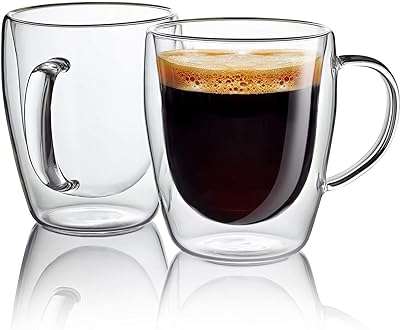 View lot de 2 tasses à café légères en verre double paroi isothermes pour expresso. Venez découvrir DIAYTAR COTE D'IVOIRE, la boutique en ligne qui rend le shopping discount plus accessible que jamais. Avec une large sélection de produits pour la maison, de l'électroménager performant, de l'informatique à la pointe et des articles de mode tendance, vous êtes assuré de trouver ce dont vous avez besoin à des prix attractifs.