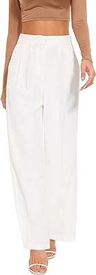 Pantalon large pour femme taille haute élastique dans le dos pantalon de travail. DIAYTAR COTE D'IVOIRE  - Votre adresse en ligne pour des offres discount irrésistibles. Trouvez tout ce dont vous avez besoin, du mobilier aux appareils électroniques en passant par les tendances de la mode, et profitez de nos prix imbattables. Réinventez votre façon de faire des achats et économisez dès maintenant !