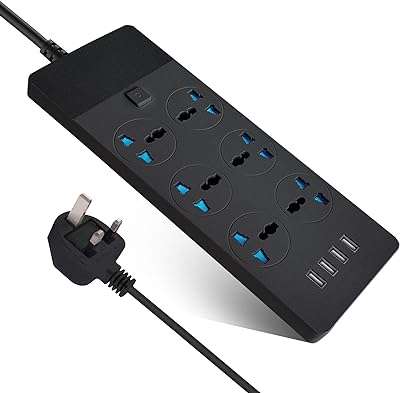 Rallonge multiprise skytouch 6 prises adaptateur de prise universel avec 4. DIAYTAR COTE D'IVOIRE  est la solution idéale pour les amateurs de bonnes affaires. Notre boutique en ligne propose une gamme complète de produits discount, allant des articles pour la maison à l'informatique, en passant par l'électroménager et la mode. Faites des économies sur vos achats tout en bénéficiant de produits de qualité chez DIAYTAR COTE D'IVOIRE .