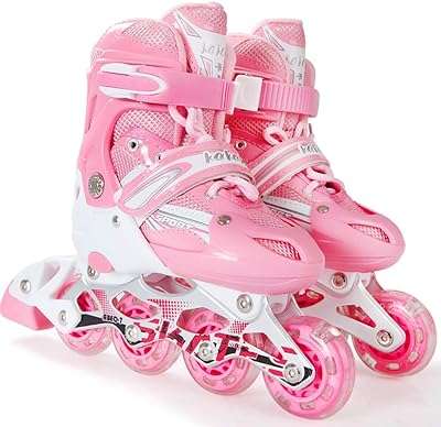 Honeylevu patins à roues alignées pour enfants 4 tailles réglables amusants pour filles et garçons. Ne payez plus le prix fort pour vos appareils électroménagers ! DIAYTAR COTE D'IVOIRE  vous propose une vaste gamme d'électroménager discount, des marques les plus reconnues aux appareils les plus innovants. Économisez tout en profitant de la meilleure qualité avec DIAYTAR COTE D'IVOIRE .