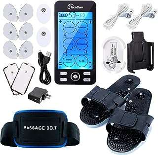 Masseur électrique rechargeable techcare plus 24 modes + ceinture de massage chaussures de réflexologie. DIAYTAR COTE D'IVOIRE  - La référence en ligne pour des achats malins ! Explorez notre catalogue varié incluant des produits discount pour la maison, l'électroménager, l'informatique et la mode. Optez pour la qualité à petit prix et ne manquez pas nos promotions exclusives.