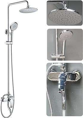 Ensemble mitigeur de douche fashion home avec pomme à effet pluie. DIAYTAR COTE D'IVOIRE  est la référence en matière de produits discount en ligne. Parcourez notre catalogue et trouvez des articles indispensables pour la maison, des appareils électroménagers de qualité, des solutions informatiques abordables, des vêtements tendance et des gadgets à des prix incroyables.