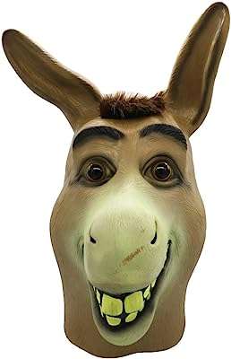 Masque d'âne de tête shrek fête d'halloween d'animal en latex qualité supérieure pour fête. DIAYTAR COTE D'IVOIRE  - votre guichet unique pour des achats discount en ligne. Parcourez notre catalogue diversifié et trouvez des produits de qualité à des prix incroyables. Avec notre large sélection allant de la maison à l'informatique en passant par l'électroménager, vous trouverez toujours ce dont vous avez besoin chez nous.