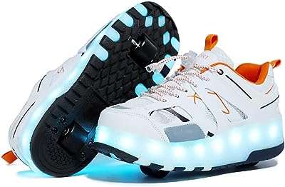 Baskets à roulettes lumineuses led rechargeables par usb chaussures pour garçons et filles. Découvrez DIAYTAR COTE D'IVOIRE, votre boutique en ligne discount préférée pour des achats malins. Trouvez tout ce dont vous avez besoin, de la maison à l'électroménager, de l'informatique à la mode, et profitez de prix imbattables sur notre gamme de produits variée et de qualité.