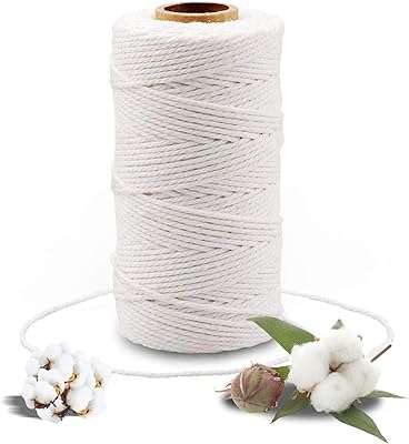 Fil de coton blanc 328 pieds de fil de 2 mm pour l'artisanat les boulangers. Envie d'être à la pointe de la mode sans dépenser une fortune ? DIAYTAR COTE D'IVOIRE  vous propose une sélection de vêtements et accessoires tendance à prix cassés. Que vous cherchiez des tenues pour toute la famille ou des pièces uniques pour vous démarquer, notre boutique en ligne généraliste vous garantit des achats mode discount qui feront sensation.