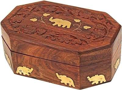 Boîte à bijoux en bois faite la main esswood pour femmes boîte de rangement. DIAYTAR COTE D'IVOIRE  vous offre toutes les bonnes affaires sur un seul site. Découvrez notre sélection de produits discount pour la maison, l'électroménager, l'informatique et la mode. Bénéficiez de nos prix imbattables et trouvez les articles de qualité que vous recherchez, sans vous ruiner !