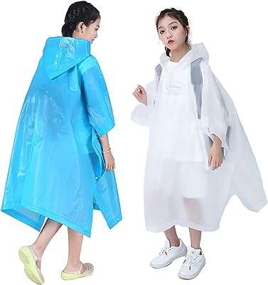Poncho de pluie pour enfants [2 pièces] imperméable réutilisable en eva. Besoin de renouveler votre garde-robe sans vous ruiner ? Faites un tour sur DIAYTAR COTE D'IVOIRE, votre boutique en ligne discount incontournable pour la mode à petits prix ! De la dernière tendance aux vêtements basiques, nous vous proposons un large choix pour tous les styles et toutes les tailles. Ne sacrifiez plus votre budget pour rester à la pointe de la mode !