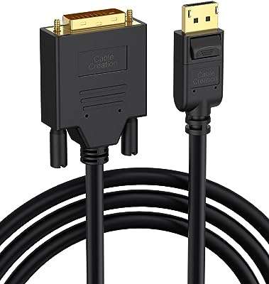 Cablecreation câble displayport vers dvi de 6 pieds câble mâle dp. Bienvenue chez DIAYTAR COTE D'IVOIRE, la référence incontournable pour des achats en ligne à prix réduits ! Parcourez notre collection diversifiée qui comprend tout, des essentiels pour la maison à des appareils électroménagers de premier ordre, des produits informatiques de pointe et des vêtements à la mode, jusqu'aux gadgets uniques que vous ne trouverez nulle part ailleurs. Faites des économies tout en profitant d'une expérience de shopping exceptionnelle.