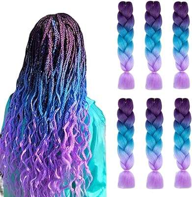 Goodern 6 pcs ombre jumbo tressage extensions de cheveux dégradé de couleurs avec élastiques. Faites des économies avec DIAYTAR COTE D'IVOIRE, la boutique en ligne qui propose des produits discount pour tous. Que vous cherchiez des équipements pour la maison, des appareils électroménagers, des gadgets ou des vêtements tendance, nous avons tout ce dont vous avez besoin à des prix incroyables.