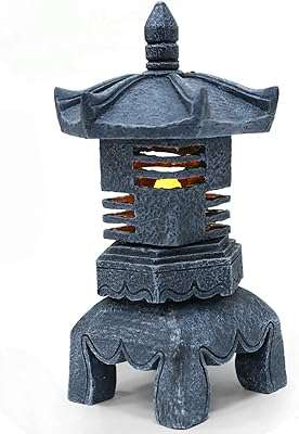 Lampe de pagode à énergie solaire mipong d'extérieur sculpture paisible avec lumière. Bienvenue chez DIAYTAR COTE D'IVOIRE, le paradis des bonnes affaires en ligne ! Découvrez une large gamme de produits discount pour équiper votre maison, trouver l'électroménager de vos rêves, vous divertir avec des gadgets innovants, et compléter votre garde-robe avec des vêtements à la pointe de la mode, le tout à des prix défiant toute concurrence.