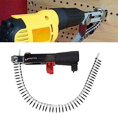 Cloueur à chaîne automatique perceuse électrique accessoires pour outils de travail du bois. Besoin de renouveler votre intérieur sans vous ruiner ? DIAYTAR COTE D'IVOIRE  est là pour vous offrir une vaste gamme de produits discount pour la maison, des meubles aux accessoires décoratifs en passant par les appareils électroménagers. Profitez de notre sélection de qualité à des prix incroyables et transformez votre maison sans vous soucier de votre budget.