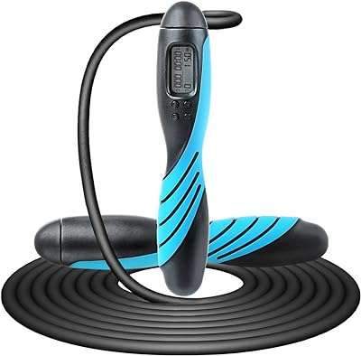 Corde à sauter sanbo cordes de compteur de calories numérique entraînements de boxe en intérieur et extérieur. DIAYTAR COTE D'IVOIRE  - la boutique en ligne par excellence pour des achats malins. Explorez notre gamme complète de produits discount, allant des indispensables pour la maison à la dernière technologie, sans oublier les dernières tendances mode. Économisez gros en achetant intelligemment avec nous.