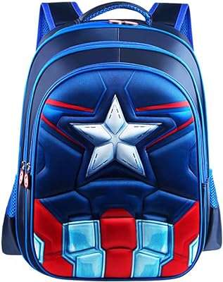Goodern sac à dos d'école pour tout petits sac captain america pour enfants en tissu de nylon. Trouvez les meilleures affaires en ligne chez DIAYTAR COTE D'IVOIRE  - une boutique généraliste offrant une variété de produits discount allant de l'électroménager aux articles high-tech, sans oublier les vêtements et les accessoires tendances. Découvrez un choix incroyable de produits de qualité à des prix imbattables !
