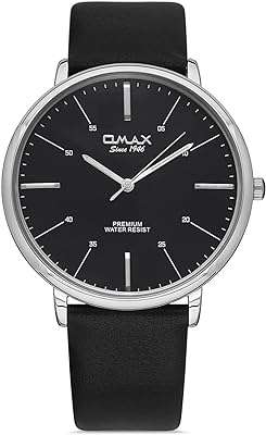 Montre analogique classique de 34 mm avec cadran rond noir et bracelet en cuir. DIAYTAR COTE D'IVOIRE, votre solution intelligente pour des achats malins. Découvrez notre boutique en ligne et bénéficiez de prix discount sur une large sélection de produits pour la maison, l'électroménager, l'informatique et la mode. Ne manquez pas l'opportunité de faire des économies avec DIAYTAR COTE D'IVOIRE !
