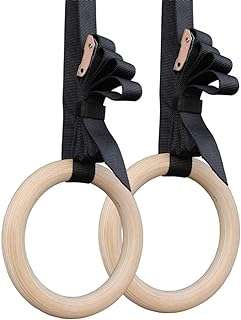 Anneaux de gymnastique anneaux de gymnastique en bois de 1 100 lb avec sangles. Vous cherchez des offres discount sur une large gamme de produits ? DIAYTAR COTE D'IVOIRE  est la réponse à vos besoins. Parcourez notre boutique en ligne et découvrez des articles de qualité à des prix défiant toute concurrence, que ce soit pour équiper votre maison, vous plonger dans l'univers de la mode ou trouver des gadgets tendance. Faites confiance à DIAYTAR COTE D'IVOIRE  pour des achats malins et économiques.