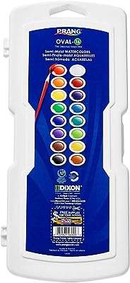 Ensemble d'aquarelle ovale prang de 16 pots recharges de couleurs assorties dont un pinceau. DIAYTAR COTE D'IVOIRE  est votre complice pour des achats malins. Explorez notre boutique en ligne et dénichez des affaires incroyables sur une gamme variée de produits, allant de l'informatique à la maison en passant par la mode. Optez pour des produits de qualité à prix discount, sans compromis.