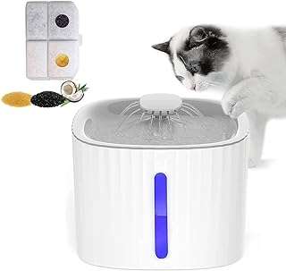 Fontaine d'eau automatique pour chat de 100 oz 3 l avec 2 éléments filtrants et 3. Faites des économies sans compromis sur la qualité avec DIAYTAR COTE D'IVOIRE  ! Notre boutique en ligne propose une vaste sélection de produits discount, des appareils électroménagers fiables aux articles de mode tendance, en passant par les équipements informatiques. Trouvez tout ce dont vous avez besoin à des prix défiant toute concurrence.