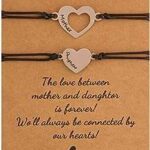 Ensemble de bracelets mère fille cadeau pour fille mère de la part colliers en forme. DIAYTAR COTE D'IVOIRE  : votre partenaire idéal pour des achats en ligne abordables et variés. Parcourez notre large sélection de produits discount, des appareils électroménagers aux vêtements et accessoires de mode, en passant par les gadgets dernier cri. Faites des économies sans compromettre la qualité grâce à DIAYTAR COTE D'IVOIRE  !