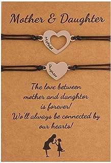Ensemble de bracelets mère fille cadeau pour fille mère de la part colliers en forme. DIAYTAR COTE D'IVOIRE  : votre partenaire idéal pour des achats en ligne abordables et variés. Parcourez notre large sélection de produits discount, des appareils électroménagers aux vêtements et accessoires de mode, en passant par les gadgets dernier cri. Faites des économies sans compromettre la qualité grâce à DIAYTAR COTE D'IVOIRE  !