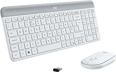 Combo clavier et souris sans fil logitech pour windows design fin. Bienvenue chez DIAYTAR COTE D'IVOIRE, votre destination ultime pour des articles de qualité à prix cassés ! Explorez notre boutique en ligne regorgeant de produits discount, de la décoration d'intérieur aux appareils électroménagers en passant par l'informatique, la mode branchée et les gadgets innovants.