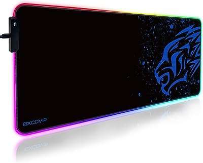 Tapis de souris de jeu exuvibe rgb grand tapis extensible dans 14 directions pour bureau. À la recherche de bonnes affaires ? DIAYTAR COTE D'IVOIRE  vous offre une large gamme de produits discount pour la maison, l'électroménager, l'informatique, la mode et les gadgets. Profitez de prix imbattables sans sacrifier la qualité !