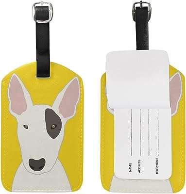 Étiquette de bagage pour chien quotidien jolie étiquette de valise en cuir. DIAYTAR COTE D'IVOIRE  - La boutique en ligne où qualité et discount se rencontrent. Parcourez notre vaste catalogue et trouvez tout ce dont vous avez besoin, de l'électroménager moderne à la dernière mode tendance. Ne sacrifiez pas votre budget pour obtenir des produits de qualité !