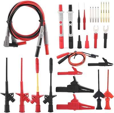 Ensemble de test de multimètre électrique p1300f de 28 pièces ensemble fiche banane. Ne payez plus le prix fort pour des produits de qualité grâce à DIAYTAR COTE D'IVOIRE . Notre boutique en ligne propose une gamme étendue de produits discount, de l'électroménager à l'informatique en passant par la mode et les gadgets. Faites des économies tout en restant à la pointe des tendances !