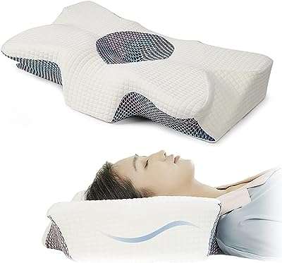 Oreiller cervical en mousse à mémoire de forme soulagement de la douleur au cou et aux. Bienvenue chez DIAYTAR COTE D'IVOIRE, votre destination de choix pour dénicher des bonnes affaires en ligne. Explorez notre sélection de produits discount allant des indispensables de la maison aux dernières nouveautés informatiques et mode, et profitez de notre engagement à vous offrir des prix compétitifs.