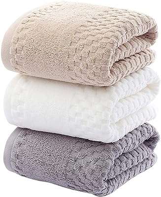 3 pièces serviette de bain hôtel spa très absorbant coton lavage. Découvrez DIAYTAR COTE D'IVOIRE, la boutique en ligne incontournable pour les chasseurs de rabais. Trouvez tout ce dont vous avez besoin, des articles pour la maison à l'électroménager, en passant par l'informatique et la mode, à des prix discount incroyables. Économisez tout en vous offrant ce dont vous avez besoin chez DIAYTAR COTE D'IVOIRE !