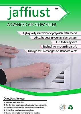 Kit de filtres de ventilation électrostatiques de 60" x 18" avec ruban. DIAYTAR COTE D'IVOIRE  - Votre source incontournable de produits discount pour la maison, l'électroménager, l'informatique, la mode et les gadgets. Nous sommes fiers de vous offrir une sélection variée à des prix exceptionnels. Parcourez notre boutique en ligne dès maintenant et trouvez les meilleures affaires!