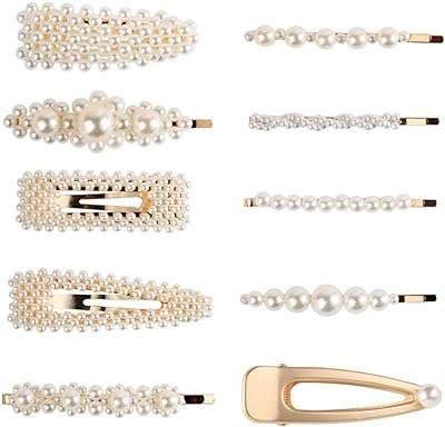 10 pièces de pinces à cheveux dorées faites la main avec perles d'imitation pour femmes. DIAYTAR COTE D'IVOIRE, votre partenaire shopping pour des bonnes affaires au quotidien. Profitez de notre large sélection de produits de qualité à prix réduits, allant des appareils électroménagers indispensables aux dernières tendances de la mode, en passant par les gadgets high-tech et les accessoires informatiques incontournables.