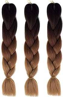 Lot de 3 extensions de cheveux tressés africains de 60 cm de long en fibres synthétiques pour femmes. À la recherche de bonnes affaires ? Ne cherchez plus ! DIAYTAR COTE D'IVOIRE  est là pour vous. Avec une gamme complète de produits discount, allant de la maison à l'électroménager, de l'informatique à la mode et aux gadgets tendance, vous trouverez sûrement ce que vous cherchez tout en réalisant des économies substantielles.