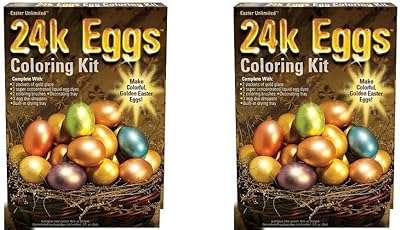 Ensemble de coloriage d'œufs de pâques 24k (paquet de 2). Découvrez DIAYTAR COTE D'IVOIRE, votre boutique en ligne incontournable pour des affaires discount. Profitez de nos multiples catégories allant des articles pour la maison aux gadgets dernier cri, en passant par la mode à petits prix. Faites-vous plaisir sans vous ruiner avec notre sélection variée !