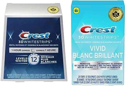 Crest 3d whitestrpis vivid blanc brilland et kit de blanchiment dentaire. DIAYTAR COTE D'IVOIRE  - la solution pour des achats discount en ligne simples et rapides. Trouvez tout ce dont vous avez besoin sans vous ruiner, de la maison à l'électroménager en passant par l'informatique et la mode. Profitez de nos prix compétitifs et faites des économies dès maintenant.