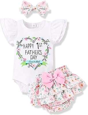 Ma première fête des pères ensemble de vêtements pour nouveau né fille. DIAYTAR COTE D'IVOIRE, votre boutique en ligne préférée pour dénicher des produits à prix discount. Rendez-vous sur notre site pour trouver toutes les bonnes affaires de la maison à l'électroménager en passant par les gadgets high-tech. Ne sacrifiez pas la qualité pour économiser, optez pour DIAYTAR COTE D'IVOIRE  !