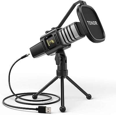 Microphone à condensateur cardioïde usb pour ordinateur avec trépied filtre anti pop. Découvrez DIAYTAR COTE D'IVOIRE, votre source incontournable de bonnes affaires en ligne. Achetez intelligemment et économisez sur une vaste sélection de produits pour tous les besoins, de l'informatique à la décoration intérieure. Trouvez des articles de qualité à des prix imbattables !