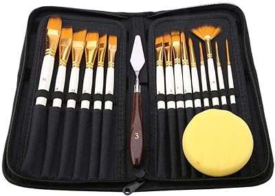 Ensemble de 17 pinceaux d'art lorus avec étui de transport noir couteau à peinture et éponge. Vous recherchez des produits discount à prix cassés ? DIAYTAR COTE D'IVOIRE  est là pour vous ! Découvrez notre catalogue en ligne et trouvez tout ce dont vous avez besoin, de l'électroménager aux articles pour la maison, en passant par l'informatique, la mode et les meilleurs gadgets du moment. Faites des économies sans compromettre votre style !