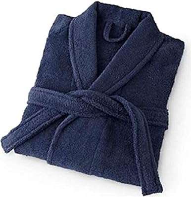 Peignoir uni en coton bleu. Discover an endless array of discounted products at DIAYTAR COTE D'IVOIRE, your go-to destination for all things affordable. Whether it's appliances, electronics, fashionable clothing, or tech-savvy gadgets, our online store offers unbeatable deals that guarantee incredible savings without compromising on quality.