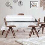 Chemin de table carré transparent stylista 48" x avec dentelle blanche. Un large choix, des prix imbattables, c'est ce que vous offre DIAYTAR COTE D'IVOIRE . Avec des produits discount pour tous les besoins, de la maison à l'électroménager, de l'informatique à la mode et aux gadgets, notre boutique en ligne va au-delà de vos attentes pour vous proposer des produits abordables sans compromis sur la qualité.