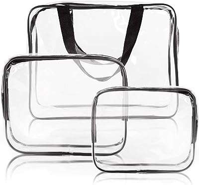Sac à cosmétiques transparent pour lessive de voyage en avion 3. Ne payez pas le prix fort lorsque vous pouvez obtenir des produits discount de qualité chez DIAYTAR COTE D'IVOIRE  ! Notre boutique en ligne généraliste regorge d'offres incroyables pour la maison, l'électroménager, l'informatique et la mode. Faites des économies dès maintenant et découvrez notre sélection à prix réduits.