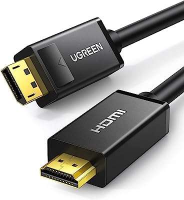 Câble ugreen dp vers hdmi mâle port vidéo 4k uhd displayport. Devenez le roi des gadgets sans vous ruiner sur DIAYTAR COTE D'IVOIRE . Avec notre collection de produits originaux et abordables, vous aurez toujours le cadeau parfait à portée de main. Parcourez notre boutique en ligne pour découvrir des gadgets étonnants qui feront plaisir à coup sûr.