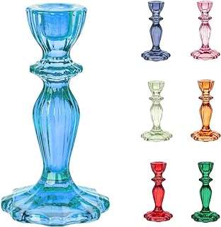 Table parlante bougeoir boho en verre bleu hauteur 16 cm. Découvrez DIAYTAR COTE D'IVOIRE, la boutique en ligne incontournable pour les chasseurs de rabais. Trouvez tout ce dont vous avez besoin, des articles pour la maison à l'électroménager, en passant par l'informatique et la mode, à des prix discount incroyables. Économisez tout en vous offrant ce dont vous avez besoin chez DIAYTAR COTE D'IVOIRE !