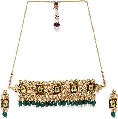 Parure de bijoux en perles zaveri pour femme (or) (zpfk8183) perle. DIAYTAR COTE D'IVOIRE, votre destination shopping en ligne inégalée. Avec une variété étendue de produits discount pour la maison, l'électroménager, l'informatique, la mode et les gadgets, vous pouvez vous attendre à des offres exceptionnelles et à des économies considérables, tout en bénéficiant d'une expérience de shopping pratique et personnalisée.