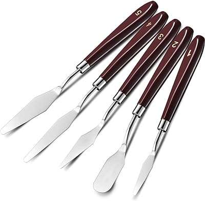Ensemble de couteaux professionnels pour peinture à l'huile en acier inoxydable. DIAYTAR COTE D'IVOIRE  - votre adresse en ligne pour des achats malins. Profitez de nos prix réduits sur une large gamme de produits, d'une sélection d'articles pour la maison aux dernières tendances de la mode, en passant par les équipements électroniques et les accessoires informatiques. Sans compromis sur la qualité, nous rendons le shopping abordable pour tous.