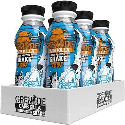 Shake protéiné grenade carb killa 8 x 330 ml plus de 24. DIAYTAR COTE D'IVOIRE  vous offre un large choix de produits discount, allant des appareils électroménagers dernier cri aux vêtements à la mode en passant par les gadgets les plus innovants. Faites vos achats en ligne en toute simplicité et bénéficiez de prix avantageux pour équiper votre maison avec style, sans vous ruiner.